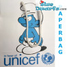 Schtroumpf mobile en plastique *Unicef* (+/- 30 cm)