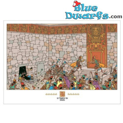 De Zonnetempel – Kuifje Poster – Tintinimaginatio – 70 x 50 cm
