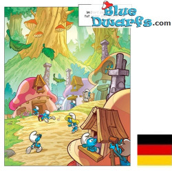 Groß werden mit den Schlümpfen N°14 - Der Schlumpf, der eifersüchtig war – Edizione tedesca – Copertina rigida