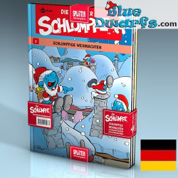 Smurfs comic books – Die Schlümpfe – 3 comic books – Schlumpfige Weihnachten – German hardcover