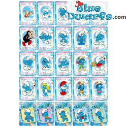 Cartes à collectionner Schtroumpfs – Kayou – 4 cartes chinoises par sachet – 8,5 × 6,5 cm