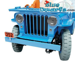 Willys CJ2A Azul - Objetivo: la Luna - Coche de Tintín - Escala 1/8