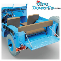 Blue Willys CJ2A - Destination Moon - Tintin Car - Scale 1/8