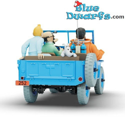 Blue Willys CJ2A - Obiettivo Luna - Auto di Tintin - Scala 1/8