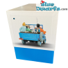 Blue Willys CJ2A - Obiettivo Luna - Auto di Tintin - Scala 1/8