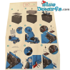 Blue Willys CJ2A - Destination Moon - Tintin Car - Scale 1/8