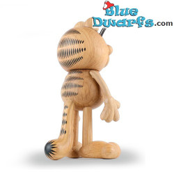 Estatua de Garfield hecha a mano – Roble Blanco Europeo FSC – BOYHOOD – 14 cm