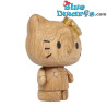 Handvervaardigd Hello Kitty 50-jarig jubileum Beeldje – Europees FSC Wit Eiken – BOYHOOD – 13 cm