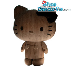 Hand Crafted Hello Kitty Statue - European FSC White Oak - Boyhood - 13 cm