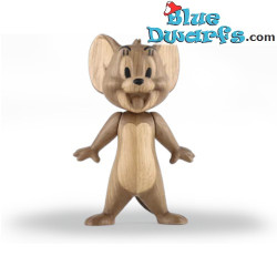 Estatua de Jerry x Tom & Jerry hecha a mano – Roble blanco europeo FSC – BOYHOOD – 12 cm