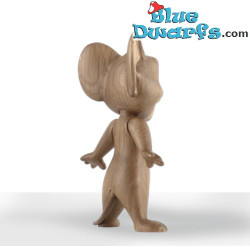 Hand Crafted Jerry x Tom & Jerry Statue - European FSC White Oak - Boyhood - 12 cm