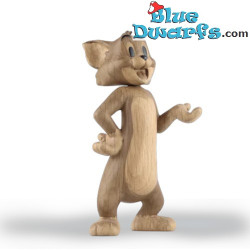 Handgefertigte Tom x Tom & Jerry-Skulptur – Europäische FSC-Weißeiche – BOYHOOD – 15 cm