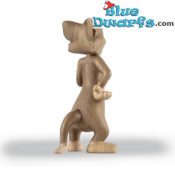 Handvervaardigd Tom x Tom & Jerry Beeldje – Europees FSC wit eiken – BOYHOOD – 15 cm