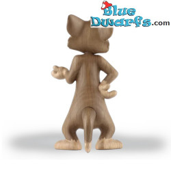 Estatua de Tom x Tom & Jerry hecha a mano – Roble blanco europeo FSC – BOYHOOD – 15 cm