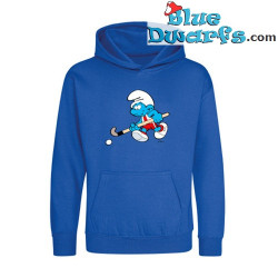 Smurf Playing Hockey - The Smurfs Jumper – Blue - Hingly