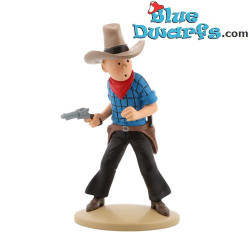 Kuifje in cowboyoutfit - Kuifje harsfigurencollectie - Nr. 42191 - 13 cm
