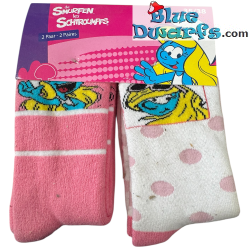2 pair Smurfs Socks  - 35-38