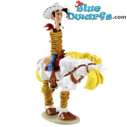 Luke and Jolly Jumper tied up – Lucky Luke Collectible Figurine – Pixi: 2026 - 4125 - 9 cm