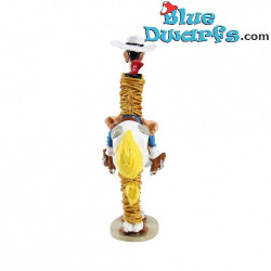 Lucky Luke et Jolly Jumper ligotés – Figurine de collection Lucky Luke – Pixi : 2026 - 4125 - 9 cm
