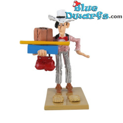 Lucky Luke, die Holz-Bodengleiter – Lucky Luke Sammlerfigur – Pixi: 2025 - 5308 - 7 cm