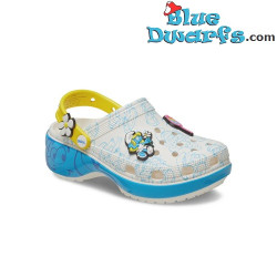 Smurfin – Dames Platformklomp Classic Clogs – Lichtblauw – Crocs – Maat 36–37