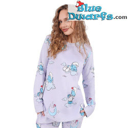 Fauli Schlumpf – Samt-Schlafpyjama der Schlümpfe – Cozee