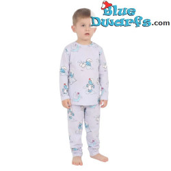 Luilaksmurf – Smurfen fluwelen kinderpyjama – Cozee – Maat 134-140