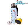 Snoopy & Woodstock Digitale Thermometerflasche für heiße und kalte Getränke – Snoopy Merchandise – Peanuts – 450 ML