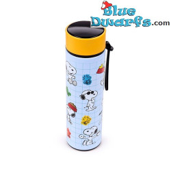 Bouteille avec thermomètre digital chaud & froid Snoopy & Woodstock – Produits dérivés Snoopy – Peanuts – 450 ML