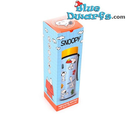 Bottiglia con termometro digitale caldo e freddo Snoopy & Woodstock – Merchandising Snoopy – Peanuts – 450 ML