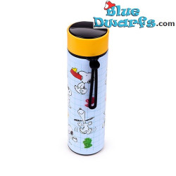 Snoopy & Woodstock Hot & Cold Digital Thermometer Bottle - Snoopy Merchandise - Peanuts - 450 ML