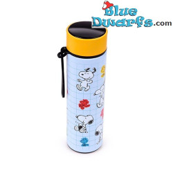 Botella con termómetro digital para bebidas frías y calientes Snoopy & Woodstock – Merchandising de Snoopy – Peanuts – 450 ML