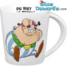 Obélix abrazando a Idéfix – Taza de porcelana de Astérix y Obélix – 380 ml