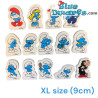50 gommes Les Schtroumpfs sélectionnées au hasard – Méga gommes – Rentrée scolaire avec Les Schtroumpfs – 9 cm – Taille XL