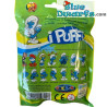 50 Randomly Selected Smurfs Erasers - Mega Erasers - Back to School with The Smurfs - 9 cm - Size XL