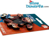 Gargamel and Azrael chasing a Smurf - Resin Magnet - Power Gift - 9cm
