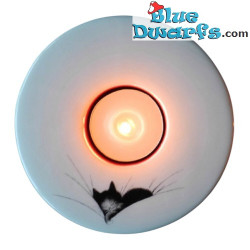 Dubout Plate Candle Holder – Gros Dodo – Cat Nap - Dubout Cat - Parastone - 11 x 3 cm