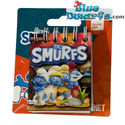 De Smurfen notitieboek – Harsmagneet – Power Gift - 5,5x8cm