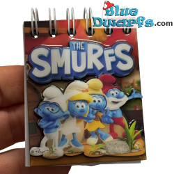 De Smurfen notitieboek – Harsmagneet – Power Gift - 5,5x8cm