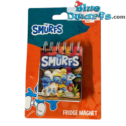 De Smurfen notitieboek – Harsmagneet – Power Gift - 5,5x8cm