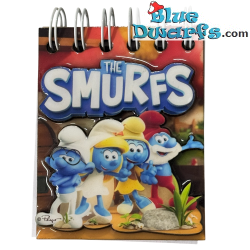 De Smurfen notitieboek – Harsmagneet – Power Gift - 5,5x8cm