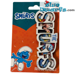 De Smurfen - Smurfenlogo – Harsmagneet – Power Gift -12x4cm