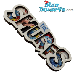 The Smurfs – Smurf Logo – Resin Magnet – Power Gift – 12 × 4 cm