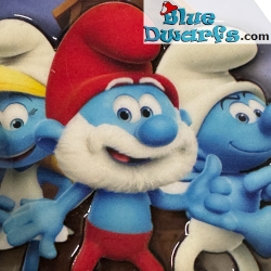 Smurfette, Papa Smurf & Smurf - Resin Magnet - Power Gift