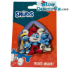 Smurfette, Papa Smurf & Smurf - Resin Magnet - Power Gift