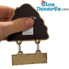 Smurfs on The Smurfs Sign - Resin Magnet - Power Gift