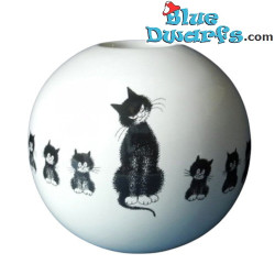 Dubout Sphere Vase – Cats in a line - Dubout Cat - Parastone - 11 cm