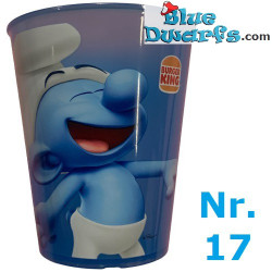 10 Drinkbekers smurfen - Willekeurig gekozen - Burger King - Hard  plastic