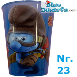 10 gobelets des Schtroumpfs – Sélection aléatoire – Burger King – Plastique rigide