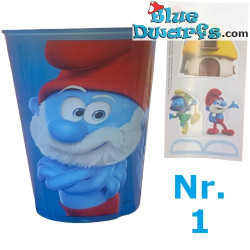 10 Drinkbekers smurfen - Willekeurig gekozen - Burger King - Hard  plastic